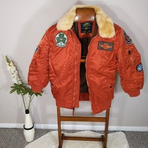 Alpha Industries Flight Jacket w Faux Fur Collar